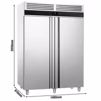 Szafa chłodnicza PREMIUM – GN 2/1 – 1400 L – z 2 drzwiami