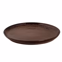 (4 adet) BAMA COPPER - Düz Tabak Yuvarlak Düz - Steinzeug, Ø270mm, Bakır