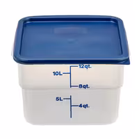 (6 komada) CAMBRO | CAMSQUARES® - Posude - 11,4 litre - Prozirne
