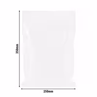 (1600 pcs) Vacuum Sealer Bags - Smooth - 250x350mm - Thickness: 90µm - Transparent