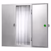 Ruostumattomasta teräksestä pakastehuone - 1800x1800 mm - 4,30 m³
