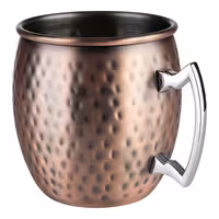 (6 adet) Karıştırma Kabı MOSCOW MULE - 500ml - Bakır - Kulplu