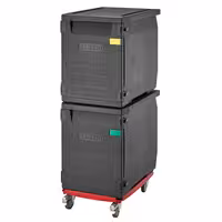 CAMBRO | CAM GOBOX® - Unos sa prednje strane - EN 600x400 - Sa 9 vodilica - Crna boja