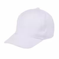 (5 peças) Boné de baseball Action - branco