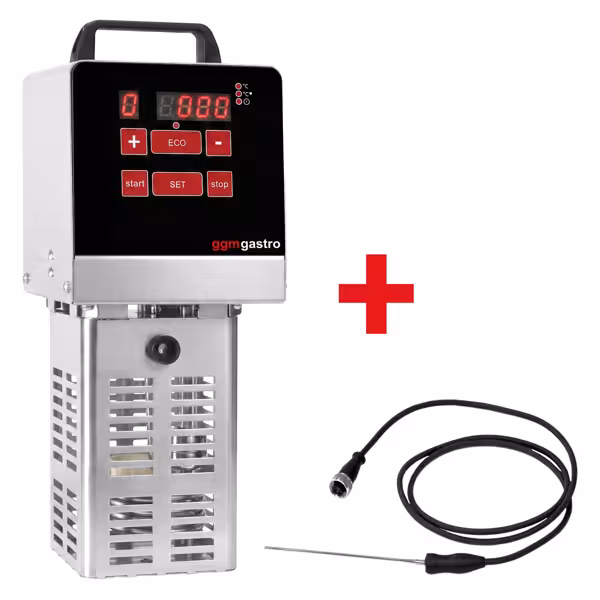 Sous vide rúd - max. 50 l - 2,1 kW - maghőmérő szondával - keringtetéssel