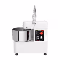 Spiralna miješalica za tijesto - 22 l / 18 kg - 2 brzine - s fiksnom posudom - s mehaničkim timerom - 400 V - za pizzu i kruh