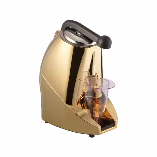 Narenciye Sıkacağı - 570W - 10.28kg - Elektrikli, press hebele sahip, otomatik yıkama sistemi, 1300‑1600 dev/dk, bulaşık makinesinde yıkanabilir parçalar - Gold (Tekli)