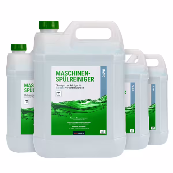 (4 pz) Detergente lavastoviglie professionale - per acque dolci e medie - da 10L - Ecologico & senza cloro