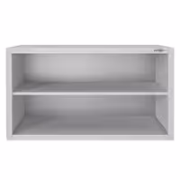 RVS wandkast ECO - 1000x400x650mm - open
