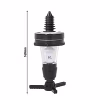 FUCHS | PRIMA - Pourer - 5 cl - for 0.7–1-liter bottles - Plastic - Black