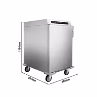 Heated Banquet Trolley PREMIUM - 6x GN 2/1 or 12x GN 1/1 - Digital Control