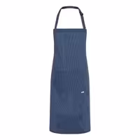 KARLOWSKY | Carlo Chef Bib Apron – Marine - 70x90cm - Cotton - Adjustable Neck Strap - 2 Pockets