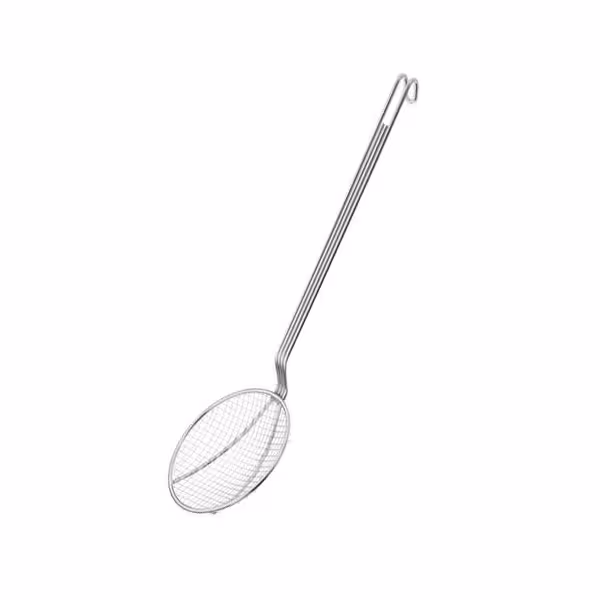 Lingură pentru prăjit - Ø 120 mm - Lungime mâner: 340 mm - Oțel inoxidabil