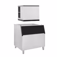 Commercial Ice Machine - Cube - 403 kg/24 h - incl. ice storage container