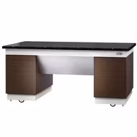 Buffet neutro BELFAST - 1600 mm - piano di lavoro in granito nero