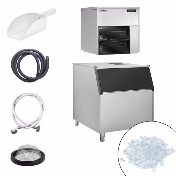 Flingismaskin - 550 kg/24 h - med isbinge