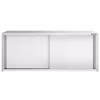 خزانة حائط ستانلس ستيل PREMIUM - 2000x400mm - مع باب انزلاقي - ارتفاع 650 mm