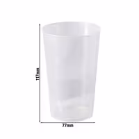 (288 pcs) Polypropylene Cup (reusable) - 300ml - Ø 77mm - Clear