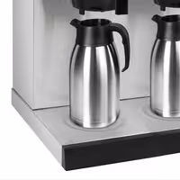 Filterkaffeemaschine - 2x 2 Liter Tank - 3,3kW - mit 2 Warmhalteplatten - inkl. 2 Isolierkannen á 2 Liter