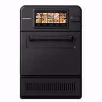 Commercial High Speed Oven - Touchscreen - 3.0kW - Black - Ventless - incl. Pizza Tray, Mesh Basket | 80% Faster Cooking