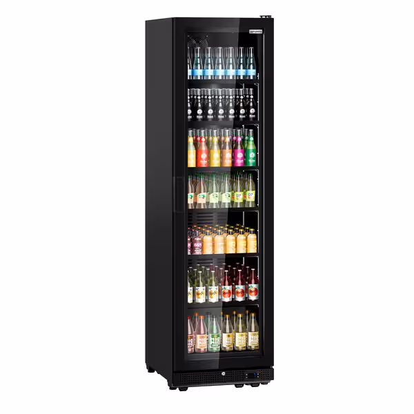 Vitrină frigorifică pentru băuturi – 569 litri – design fără ramă – cu 1 ușă din sticlă