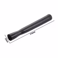 (6 adet) Mojito Tokmağı - ABS Plastik - Uzunluk: 21cm - Siyah